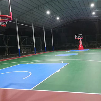 吉安市永新縣交警大隊硅pu籃球場羽毛球場
